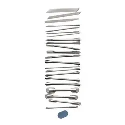 Набор для карвинга 22 пр. + водный камень нерж. Tellier /1/4/