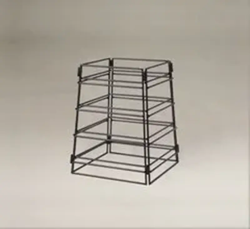 Подставка 4-х сторон. в виде башни, кован. железо, American Metalcraft, 48.3*48.3/39.4*39.4 см, h 61 см