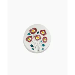 Блюдце для низкой кофейной чашки 12,5 см Anemone Milk Midnight Flowers