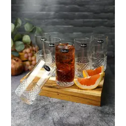 Набор стаканов высоких ROMA 1960 400 мл, h= 14,2 см, d=7 см, хрустальное стекло, 6 шт.