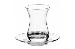 Стаканчик для чая 160 мл. d=65 мм. h=95 мм. с блюдцем /6/24/768/