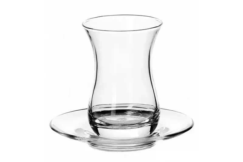 Стаканчик для чая 160 мл. d=65 мм. h=95 мм. с блюдцем /6/24/768/