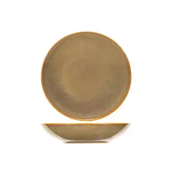 Тарелка суповая d 21,5 см h 4,5 см , BLOOM OLIVE