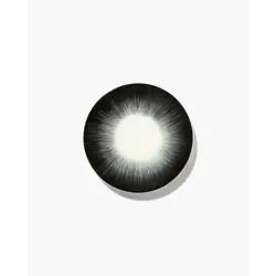 Тарелка мелкая d 17,5 см, h 0,9 см, цвет белый/черный, декор 5, DÉ