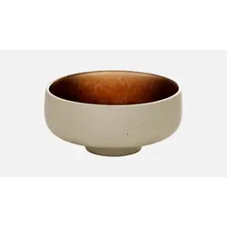 Салатник 710 мл, d 16 см, h 6,2 см, цвет коричневый, Nara