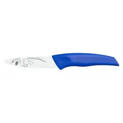 Нож для чистки овощей 90/200 мм. синий KIDS Icel /6/