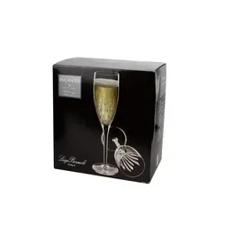 Набор бокалов для шампанского и игристых вин, 6 шт., Luigi Bormioli, Наборы посуды, 200 мл