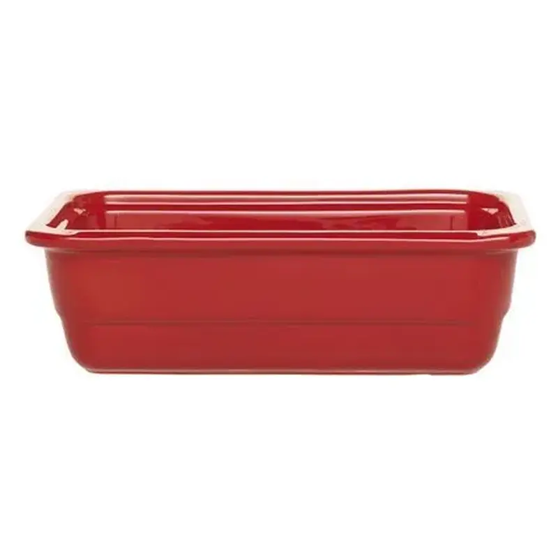 Гастроемкость 1/3 h=100 мм. 3,1 л. красная керам Emile Henry /1/3/210/