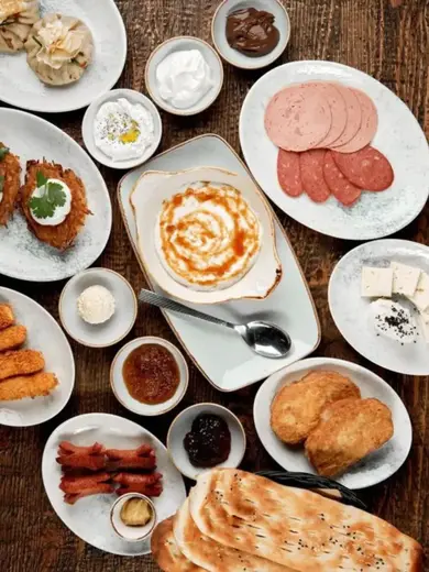 Набор соусников Porland Seasons 9 см (6 предметов), бежевый, 95 мл