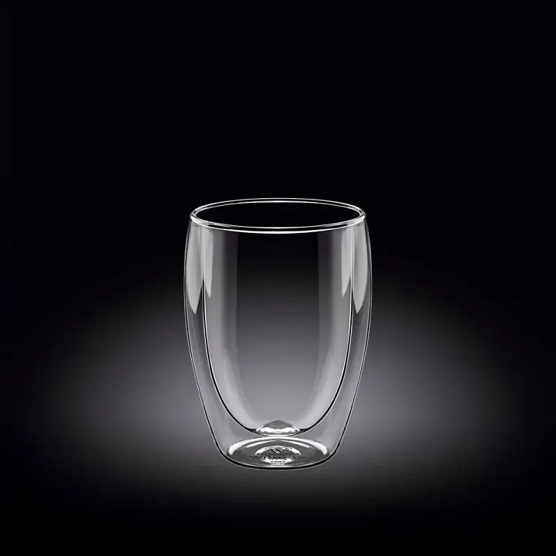 Стакан 200 мл. d=65 мм. h=100 мм. с двойными стенками Термостекло Wilmax /6/72/