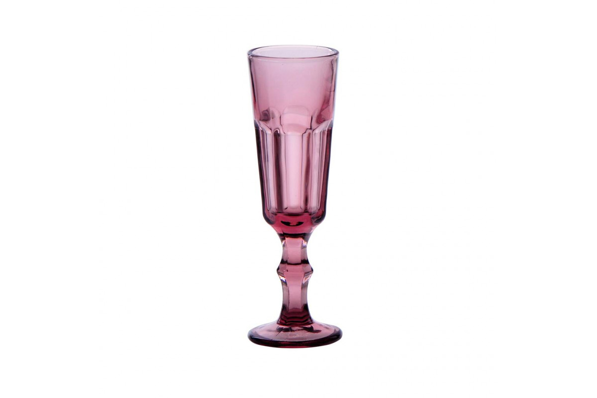 Бокал-флюте для шампанского 125 мл фиолетовый d 5,8 см h18,8 см Purple Glass P.L. - BarWare [6]