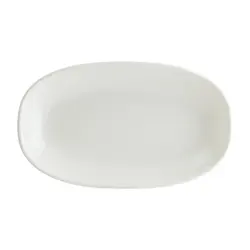 Блюдо овальное 240*140 мм. Белый Луп узкая полоска Bonna /1/12/1164/ 