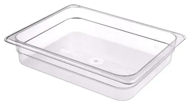 Гастроемкость 1/2 h=65 мм. 3,8 л. поликарб. прозрач. /1/14/