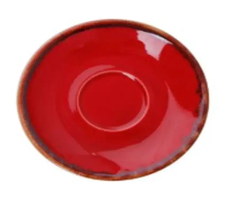 Блюдце, Porland, RED, 15 см