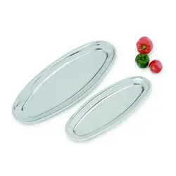 Блюдо овальное нерж. 59,5 *24,3 см. для рыбы MGsteel /1/10/