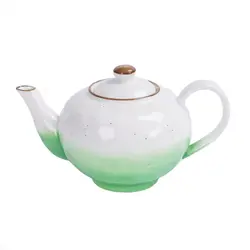 Чайник 600 мл h9 см зеленый фарфор "The Sun Eco" P.L. Proff Cuisine [1]