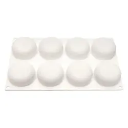 Форма силиконовая "Круг" 8 ячеек 68*68*26 мм, P.L. Proff Cuisine