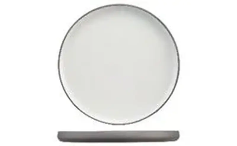 Тарелка мелкая D27, IOWA WHITE