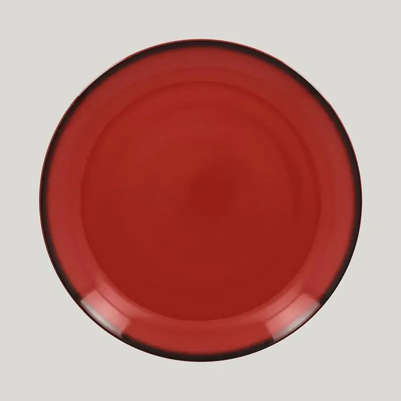 Тарелка круглая RAK Porcelain LEA Red 27 см (красный цвет)