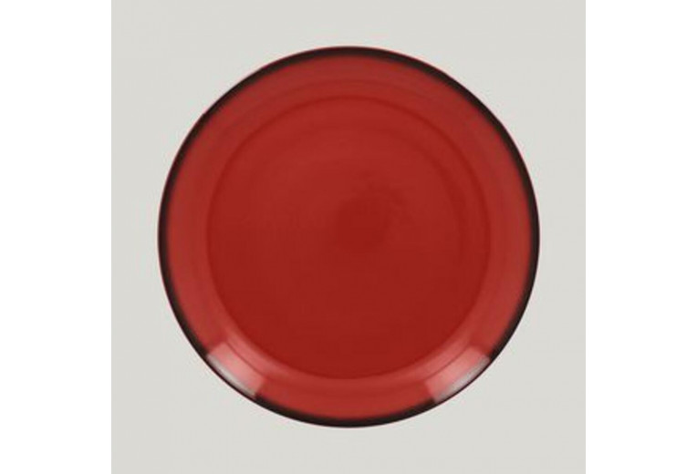 Тарелка круглая RAK Porcelain LEA Red 27 см (красный цвет)