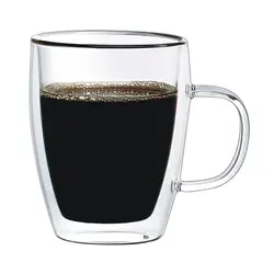 Кружка 270 мл Classic прозрачная набор 2 шт. d 8,5 см h11 см термостекло P.L. [1]