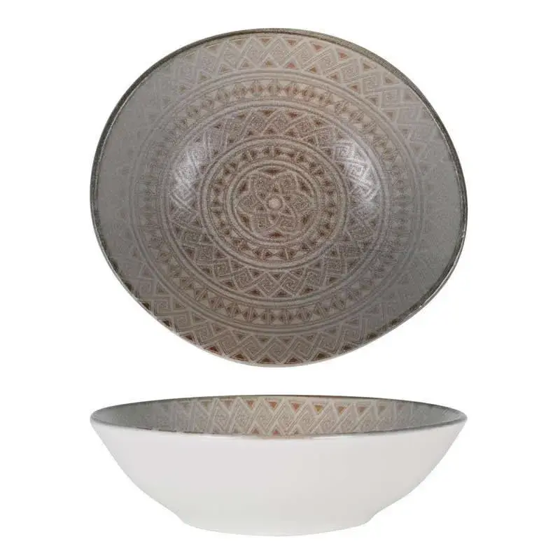 Салатник d=180 мм. 470 мл. h=55 мм. Дамаск, форма Ваго Bonna /1/12/ 