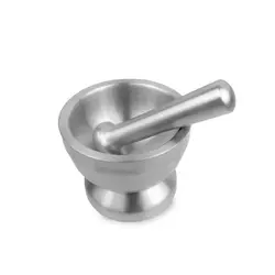 Ступка d=11,8 см. h=11 см. с пестиком 14 см., нерж. упрочнен. MGsteel /1/24/