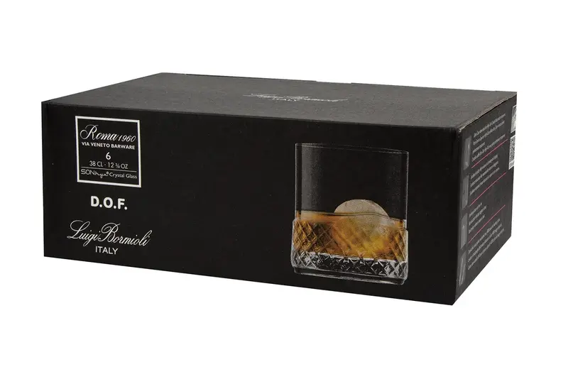 Набор стаканов низких ROMA 1960 380 мл., h= 9 см, d=8,5 см, хрустальное стекло, 6 шт.