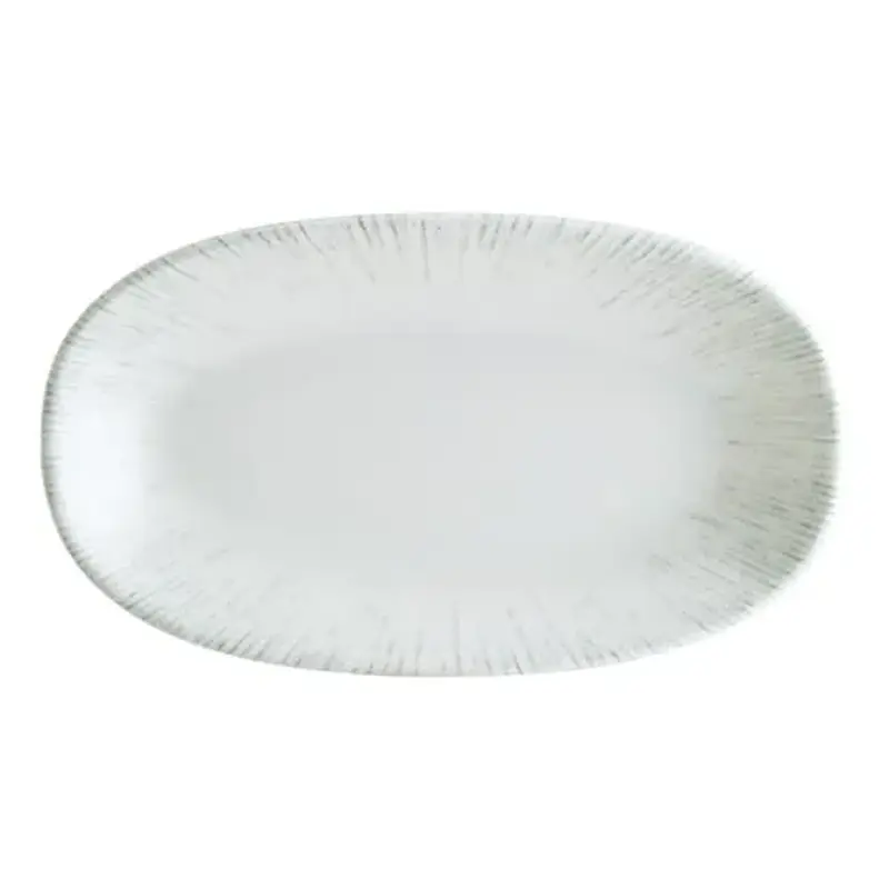 Блюдо овальное 290*170 мм. Ирис Серый, форма Гурмэ Bonna /1/6/792/ 