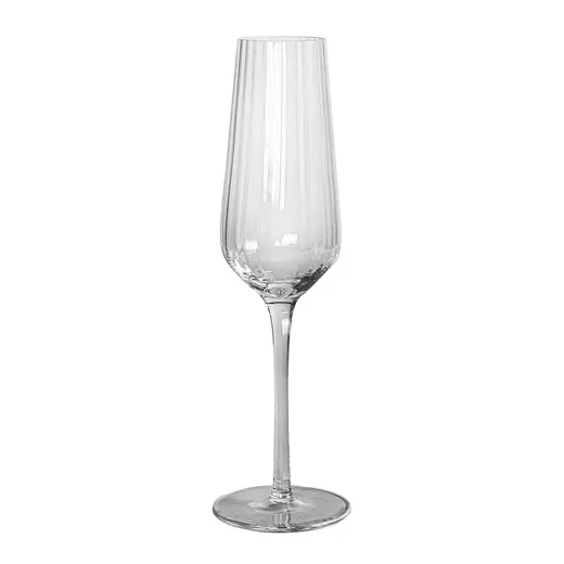 Бокал-флюте для шампанского 270 мл "Optical" d 6 см h24,5 см P.L. - BarWare [6]