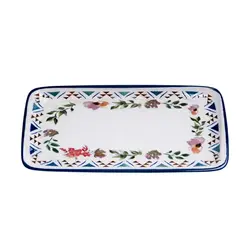 Блюдо прямоуг. 340*160 мм. Спринг, форма Мув Bonna /1/12/696/