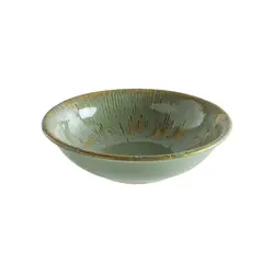 Салатник d=130 мм. 220 мл. h=38 мм. Снэл Зеленый чай, форма Гурмэ Bonna /1/12/1248