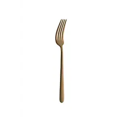Вилка десертная Иллюзион Бронзовая 18/10 2,5 мм 17 см. Bonna /12/