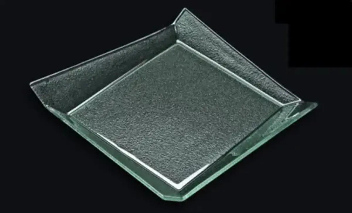 Блюдо для подачи, 3D Glassware, стекло, квадратное, 250*250 мм