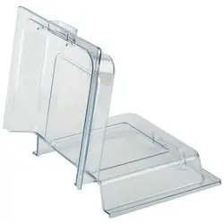 Крышка двусторонняя, APS, поликарбонат, прозрачная, GN 1/1, 53 * 32.5 см, h 6 см