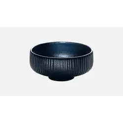 Соусник (с рельефом) 120 мл, d 8 см, h 5 см, цвет черный, Nara