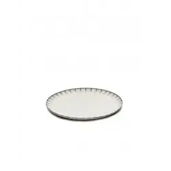 Тарелка мелкая D21см, H1,7см, цвет белый, Inku