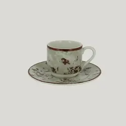 Блюдце RAK Porcelain Peppery для чашки 13 см, h 1,7 см, серый цвет