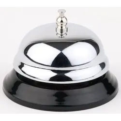 Звонок барный, хром.сталь, APS, d 10 см, h 7.5 см