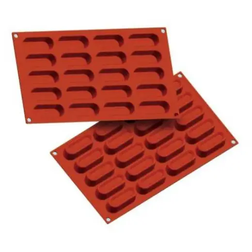Форма силиконовая P.L. Proff Cuisine "Савоярди" 20 ячеек 60*25 мм, h 23 мм (30*17,5 см)