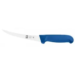 Нож обвалочный 150/290 мм. изогнутый, гибкое лезвие, синий Poly Icel /1/