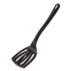 Лопатка для посуды с антипригарной поверхностью, APS, изогнутая раб.часть, нейлон, широкая, 35 см, 11 * 9.5 см