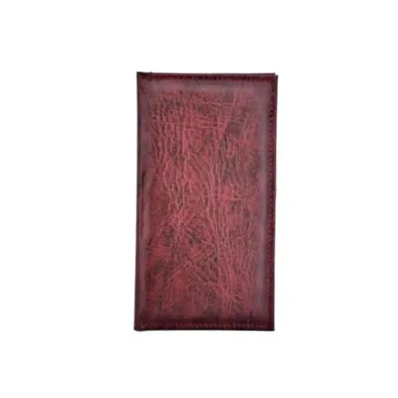 Папка-карта вин 32,5*18,5см 2-х стор.кож.зам.бордо съемные файлы /1/ Под заказ