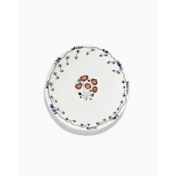 Блюдце для чайной чашки 15,8 см Anemone Milk Midnight Flowers