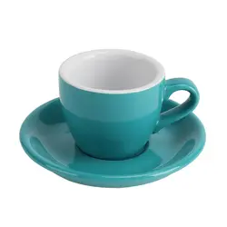 Кофейная пара 80 мл голубая d 6,5 см h5,5 см Barista (Бариста) P.L. Proff Cuisine [6]