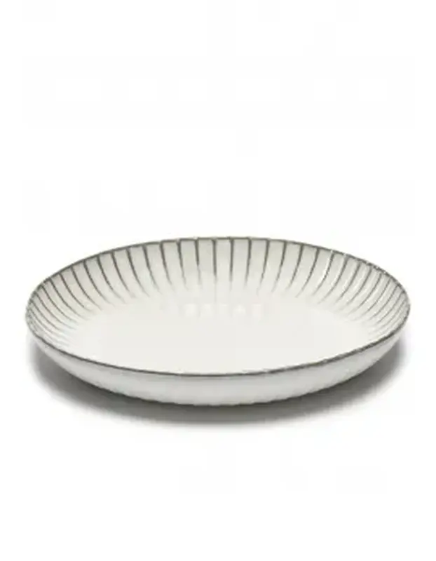Блюдо глубокое, D 32 см, h 5 см, цвет белый, Inku