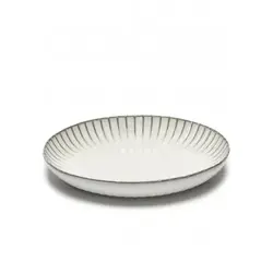 Блюдо глубокое, D 32 см, h 5 см, цвет белый, Inku