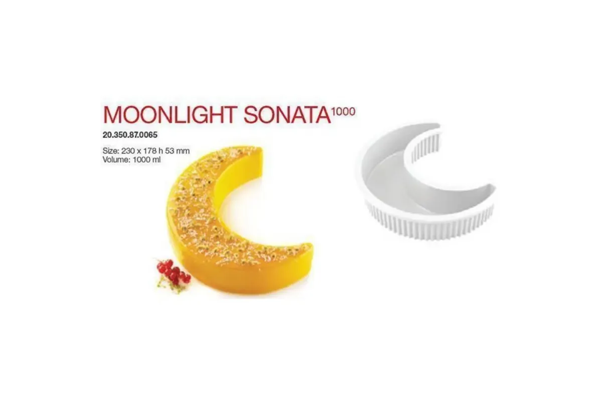 Форма кондитерская Silikomart MOONLIGHT SONATA 1000, силикон, 23*17,8*6,5(h) см, Италия