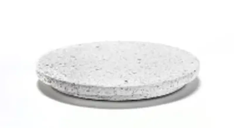 Блюдо для подачи d 18 см, цвет "терраццо белый"