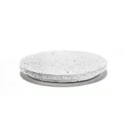 Блюдо для подачи d 18 см, цвет "терраццо белый"